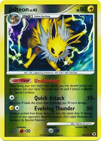 Rising Rivals Jolteon #26/111 reverse holo